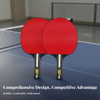 Professional Table Pong Paddle High Elasticity Inverted Rubber Table Racket Sport Paddle Inverted Rubber Racket Balanced Control