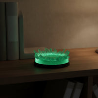 Light-up Display Base with Burst Effect Translucent Special Effects Display Base Slim for Collectors