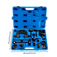 Bushing Press Kit with Case Precision-Machined Bushing Tool Kit with Case Professional for Mechanics, Garage