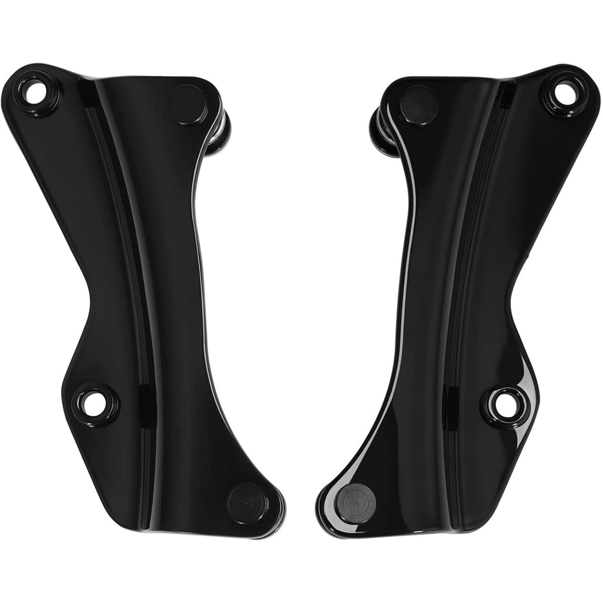 Motorcycle Backrest Mounting Brackets Detachable Sissy Bar Mounting Hardware Polished Quick Release Brackets for Riders