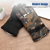 Outdoor Thermal Gloves, Winter, Anti-Slip, Thickened, Cycling, Hiking, Sports Use