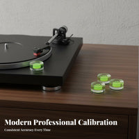 Turntable Exact Equilibrium Precision Record Player Leveler Improves Sound Quality Turntable Bubble Level for Shelf Mounting, Carpentry
