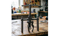 Hardened Steel 3-Jaw Internal Bearing Puller Heavy Duty Inner Bearing Puller Strong Grip Industrial Tool Heat Treated for Professionals