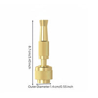 Long-Lasting Car Wash Spray Head Multi-Purpose High Pressure Hose Nozzle Rust Resistant Quick Connect Water Nozzle Leak-without Leaks for Gardeners, Window Washing, Patio Cleaning