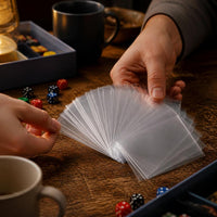 20 Mil Thick Clear Card Sleeves for Board Games - 50 Pack