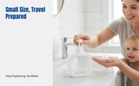 Travel Liquid Dispenser Bottle, Portable Pump Bottle, Shampoo, Body Wash, Laundry, Transparent Empty Container