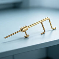 Brass Luthier Tool with Thumb Screw Golden Luthier Gauge Handheld Violin Caliper Precision for Luthiers