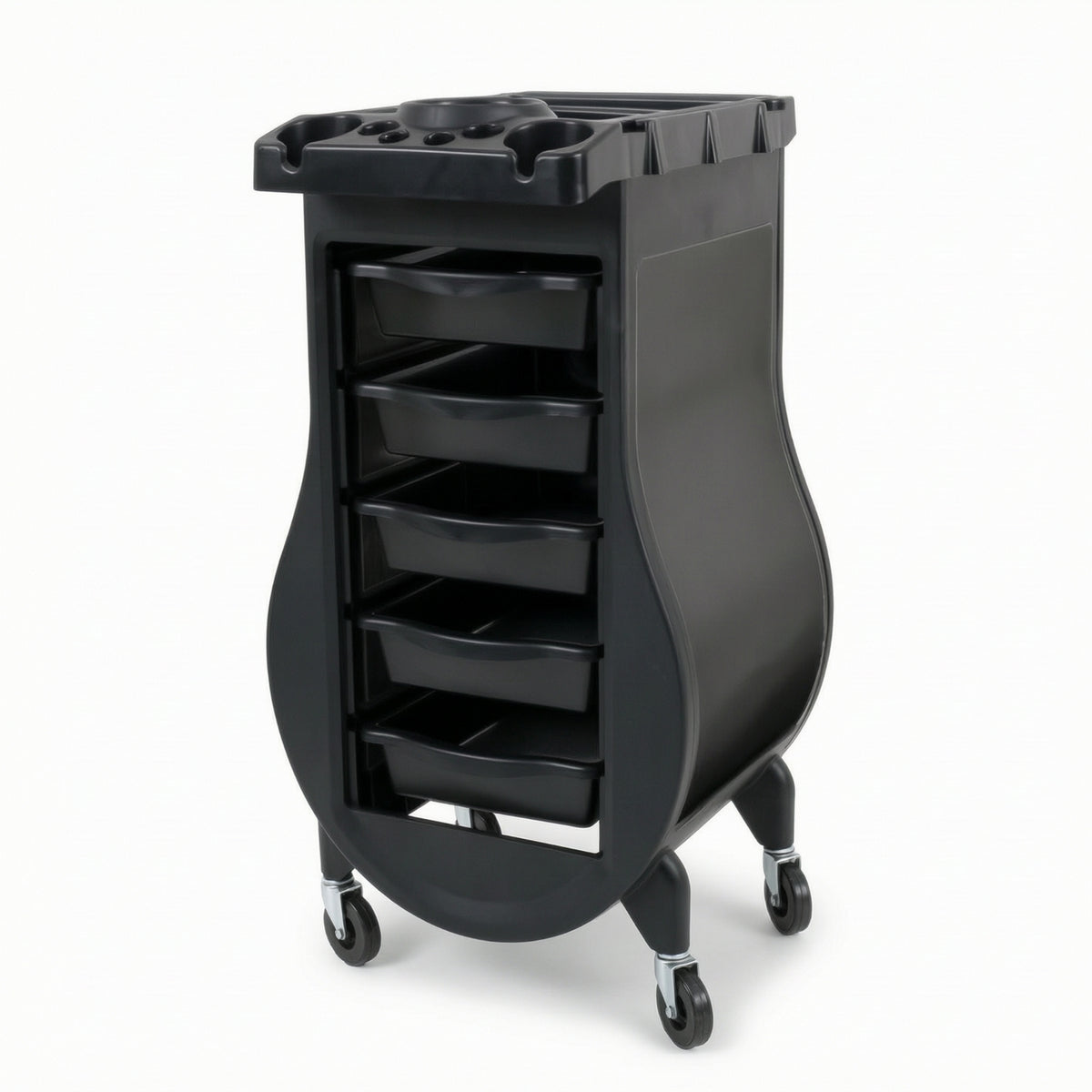 Salon Trolley Cart 5-Tier Salon Cart with Drawers Multipurpose Hairdresser Trolley for Barbers