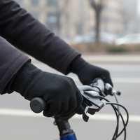 Men's Winter Warm Touchscreen Gloves with Alpaca Fleece Lining