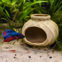 Aquarium Ceramic Breeding Cave and Shelter for Fish and Shrimp