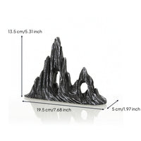 Resin Aquarium Mountain Ornament Natural-Looking Aquarium Rockery Resin Rockery Realistic Mountain Ornament Stone-Like