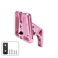 Cycle Rack Riser Bracket CNC-Machined Front Carrier Block with Clamp Fast-Release Bike Fork Mount for Cyclists, Commuters, Folding Bikes