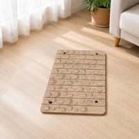 Foot Acupressure Mat, 50x30cm EVA Acupuncture Mat with Stone Pattern, 18mm Thick Acupressure Mat for Foot Massage for Fatigue
