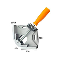 2 Pieces Aluminum Alloy 90 Degree Corner Clamp Lightweight Corner Clamp with Single Handle Compact Clamping Square Long-Lasting for Woodworking