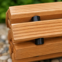 Wooden Garden Path Non-Slip Cedar Walkway Portable Outdoor Flooring for Party