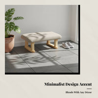 Creative Wooden Footstool, Modern Ottoman, Leg Rest for Office & Living Room