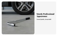 Chrome Vanadium Steel L-Shaped Tire Wrench Non-Slip Grip L-Type Lug Nut Wrench High Rotational Force for Mechanics, DIYers
