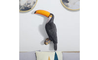Sculpted Bird Wall Art Nature-Inspired Wall Decor with Bird Lightweight Handpainted for Hallway
