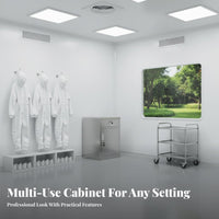 Anti-Rust Stainless Steel Locker Sturdy and Long-Lasting Multi-Door Employee Locker Lockable Doors Stainless Steel Storage Cabinet Industrial Design for Employees, Students, Cleanroom, Factory, Office, Hospital