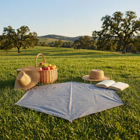 Waterproof Camping Ground Mat Hexagonal Camping Mat Wear-Resistant Outdoor Gear PE for Grass Protection, Picnics