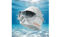 No Leak Swimming Goggles with Swim Cap Mirror-Coated Eyewear Set Panoramic Eyewear Comfortable for Adults