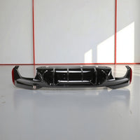 Sporty Rear Bumper Lip Air Movement Deflector Aerodynamic Rear Lower Trim Piece Long-Lasting Spoiler Scratch-Resistant for Drivers