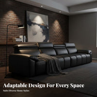 keyboard Key spinerest Couch Top-Grain Leather Sofa Modern Minimalist design Lounge Seating for Apartment Dwellers, Homeowners, Living Room, Home Office