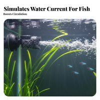 Aquarium Water Circulator Silent Fish Tank Circulation Pump Simulates Current Submersible Water Pump for Aquarists