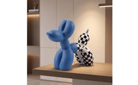 Balloon Dog Figurine Modern Balloon Dog Sculpture Creative for Art Lovers, Living Room, Bookshelf, Office