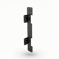 10 Pieces Reversible Adjustable Stair Stringer Hanger Connector Heavy-Duty Stair Stringer Hanger Anti-Rust Brackets Easy Installation for Builders, Decks