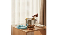 Ice Bucket with Lid Sturdy Stainless Steel Ice Container Storage Box Stylish for Parties