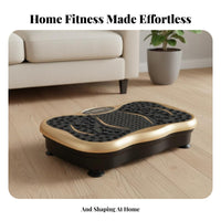 Multi-Speed Adjustment Vibration Plate Exercise Machine Non-Slip Surface Vibration Platform Machine Compact Size Full Body Vibrating Platform Wireless Controller Control for Women, Adults, Office Workers, Home Gym, Living Room