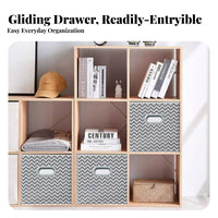 Stackable Organizer Cube Foldable Design Stackable Storage Cube Large Capacity