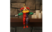 Handmade Soft Leg Clown Ornament Gift Ceramic Clown Figurine Handmade Home Decor Collectible