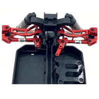 RC Car Tie Rod Set Aluminum Steering Upgrade Part Easy to Install RC Car Steering Kit for 1/18 18208