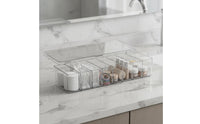 Clear Acrylic Storage Box Versatile Clear Acrylic Box Space-Saving Transparent Organizer Bin for Crafters, Desktop, Kitchen, Washroom