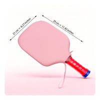 Zippered Paddle Cover with Zipper Slim Paddle Cover with Wrist Strap Stylish Padded Racket Case Snug for Training