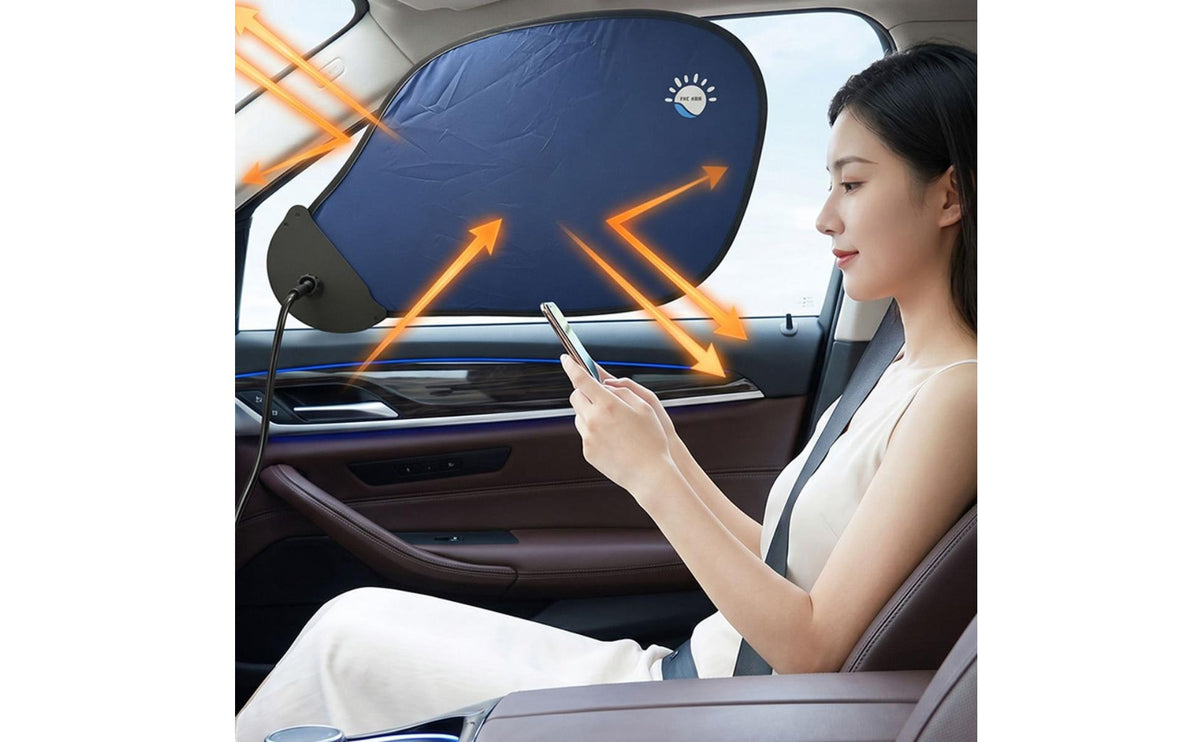 Heat Resistant Adjustable Car Sun Visor Easy to Install Car Side Window Sunshade Privacy Screen Anti Glare Sun Visor Foldable for Office