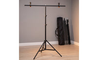 Horizontal Bar Background Stand Portable Backdrop Stand with Clamps Easy to Assemble Carry Bag for Photographers, Photo Studio, Video Shoots