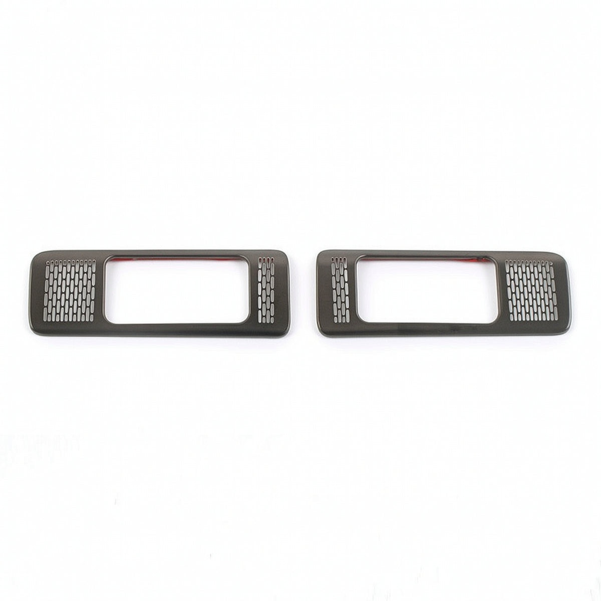 2 Pieces Rear Air Outlet Trim Cover Shiny Vent Outlet Molding Trim Car Accessory