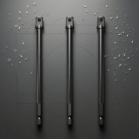 3 Pieces Extension Shaft with Square Drive Rust-Resistant Hex Shank Extension Impact Wrench Adapter Long for Mechanics