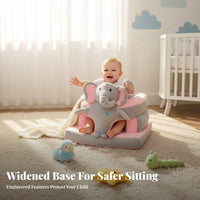 Anti-Fall Design Cuddly Creature Chair All-Around Support creatureShaped Cuddly Baby Seat Soft and Comfortable Sit-up Aid Skin-Friendly for Toddlers, New Moms, Floor Use, Indoors, Living Room, Playroom