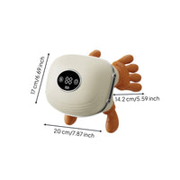 Authentic Palm Simulation Neck and Shoulder Massager Bionic Lcd Neck Massager Heat Relief Physical Wellness Rechargeable for Home, Office, Travel