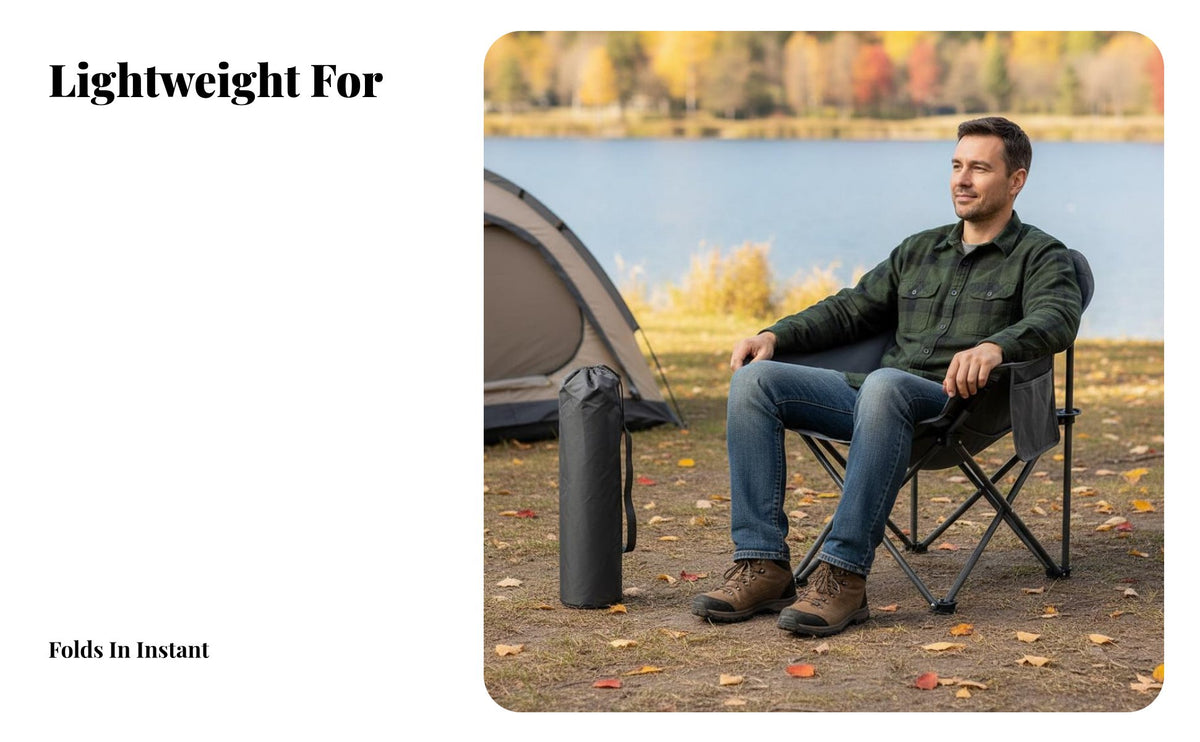 Foldable Moon Chair Thickened textile Portable Seating Easy Storage Outdoor Gear High Load Capacity for Picnickers, Fishermen, Fishing, on-the-Portable-to, Hiking, rearyard