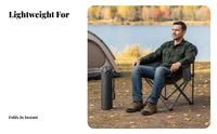 Foldable Moon Chair Thickened textile Portable Seating Easy Storage Outdoor Gear High Load Capacity for Picnickers, Fishermen, Fishing, on-the-Portable-to, Hiking, rearyard