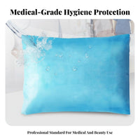 10 Pieces Ultra-Thin Disposable Waterproof Pillowcase Hygienic Medical Non-Woven Pillow Cover Lightweight for Medical Facility S