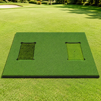 Golf Training Mat, Foldable and Durable Hitting Mat, 150cm × 120cm, Non-Slip Foam Base, Ideal for Garage and Outdoor Use