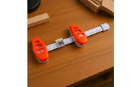 Printed Scale Picture Hanging Level Tool Adjustable Bar Picture Alignment Ruler Rectangular Bubble Level Ruler Precision Marking