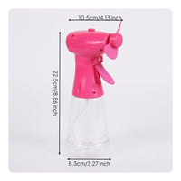 Handheld Spray Fan Portable Handheld Fan with Spray Bottle Compact for Travel