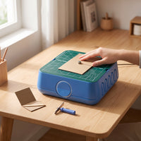Electric Cardboard Cutting Toy with Scoring Tool Corded Cardboard Cutter Machine Tabletop Toy Saw Easy to Use for Children
